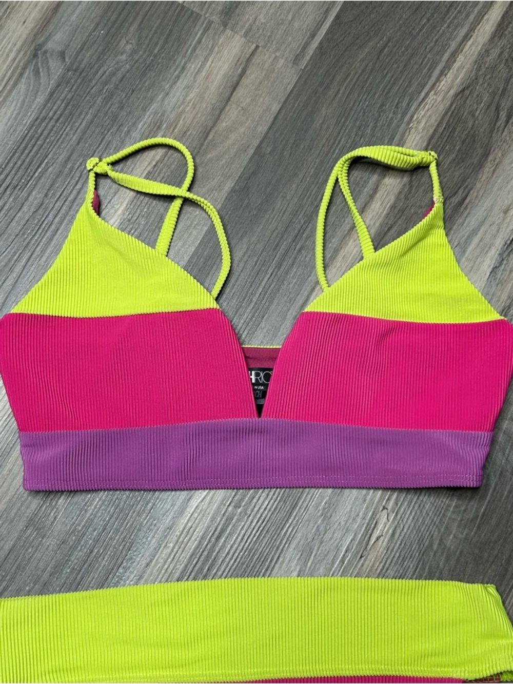 NWOT Beach Riot Ribbed Alexis Riza Bikini - Picture 7 of 16